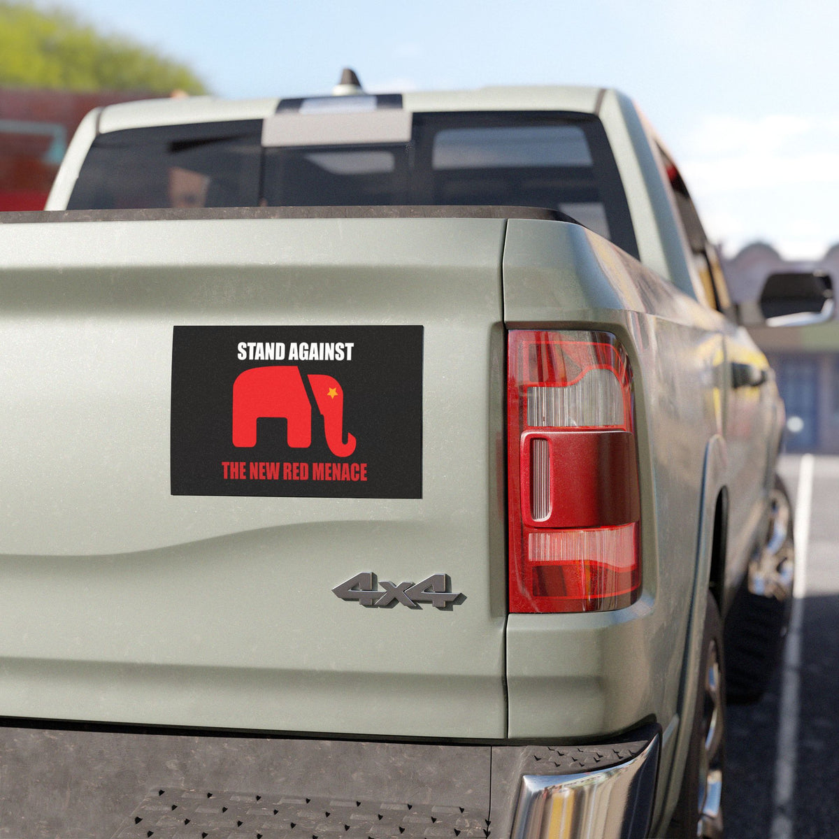 Car Magnet - No-Stick Removable Bumper "Sticker"